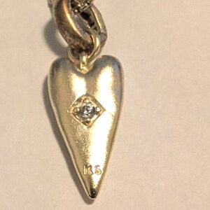 Kendra Scott Silver Haart Necklace 28" Long NWT